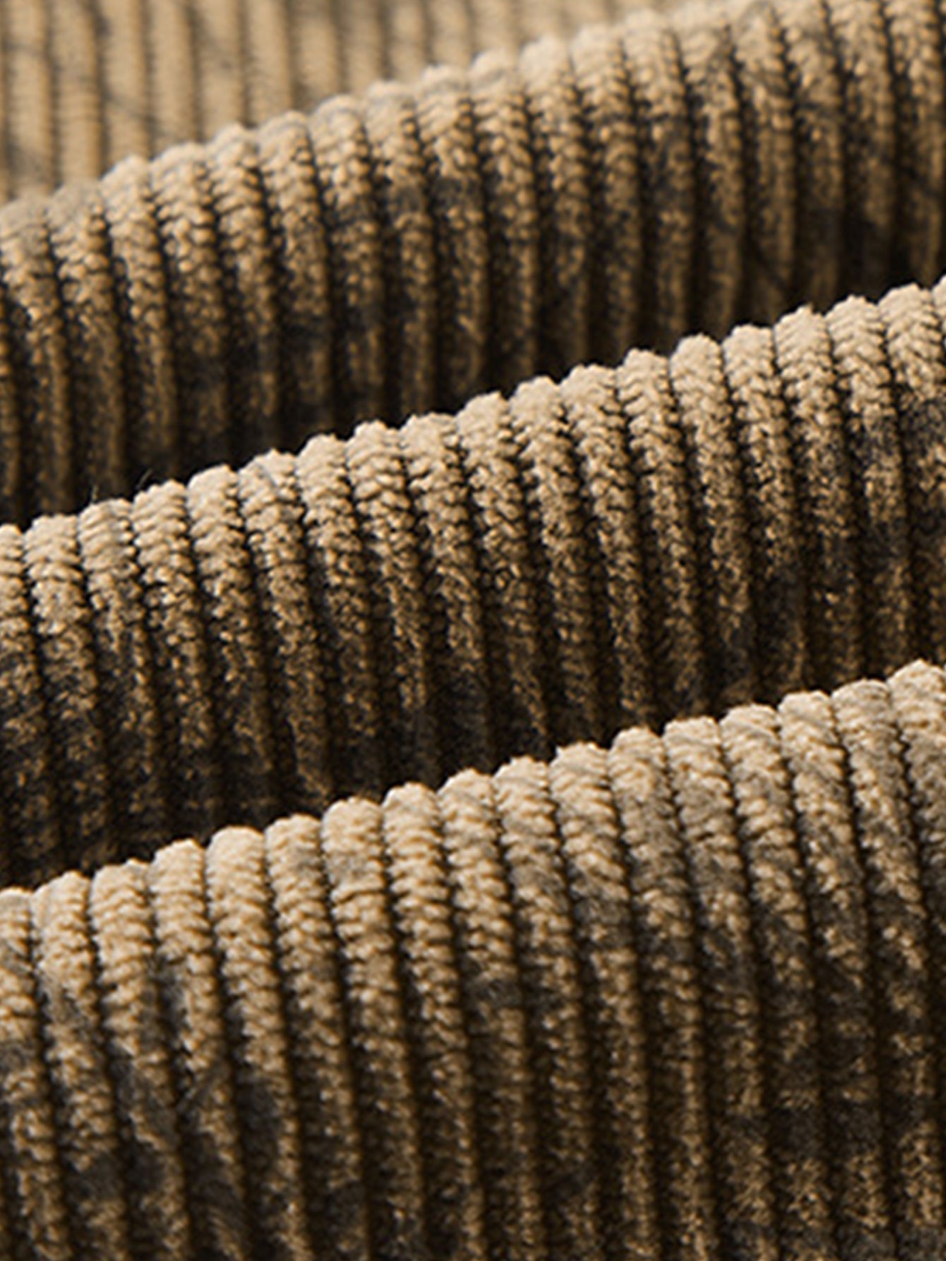 Vintage gestreepte jas met reliëfbladmotief