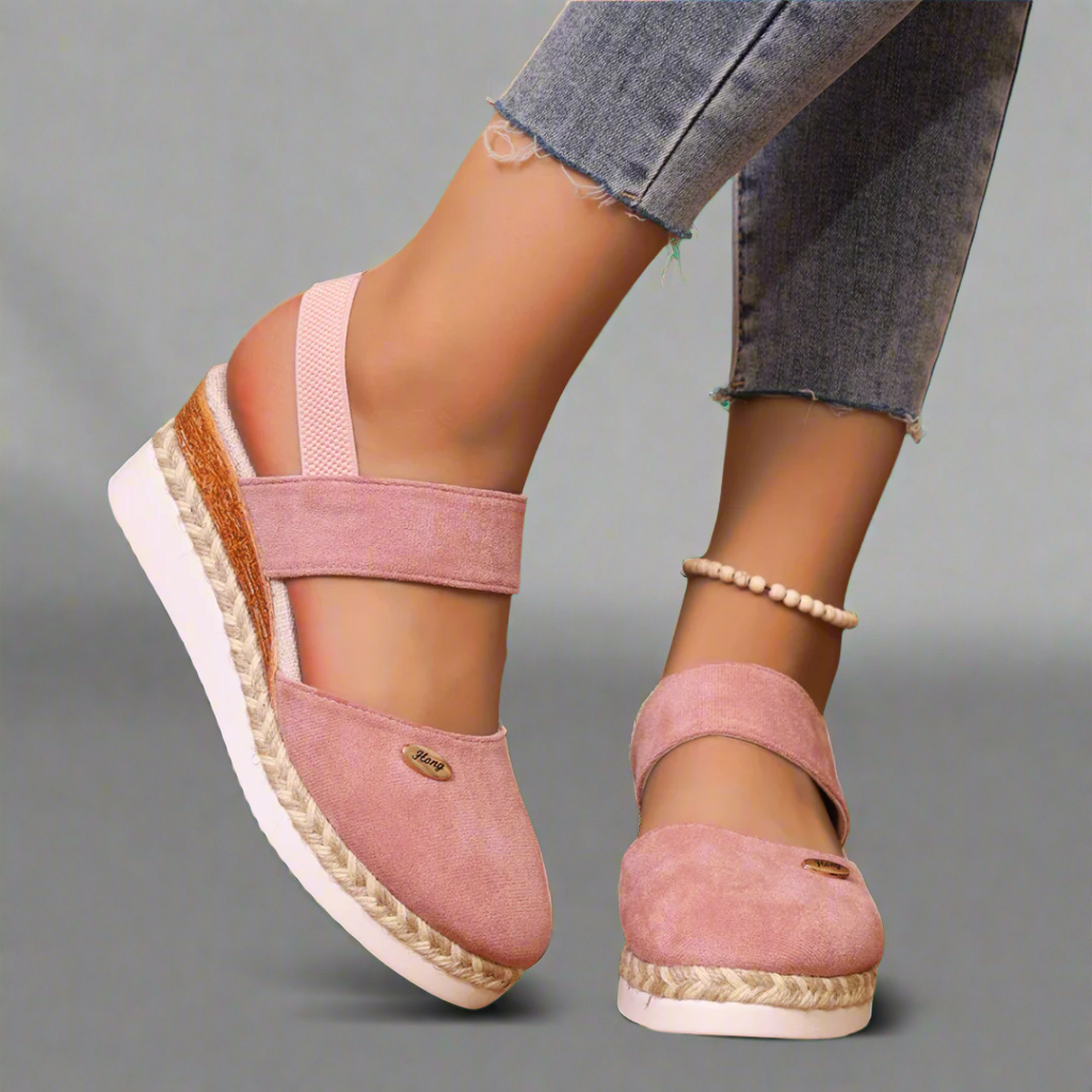 Gerneliese | Elegante orthopedische sandalen met sleehak