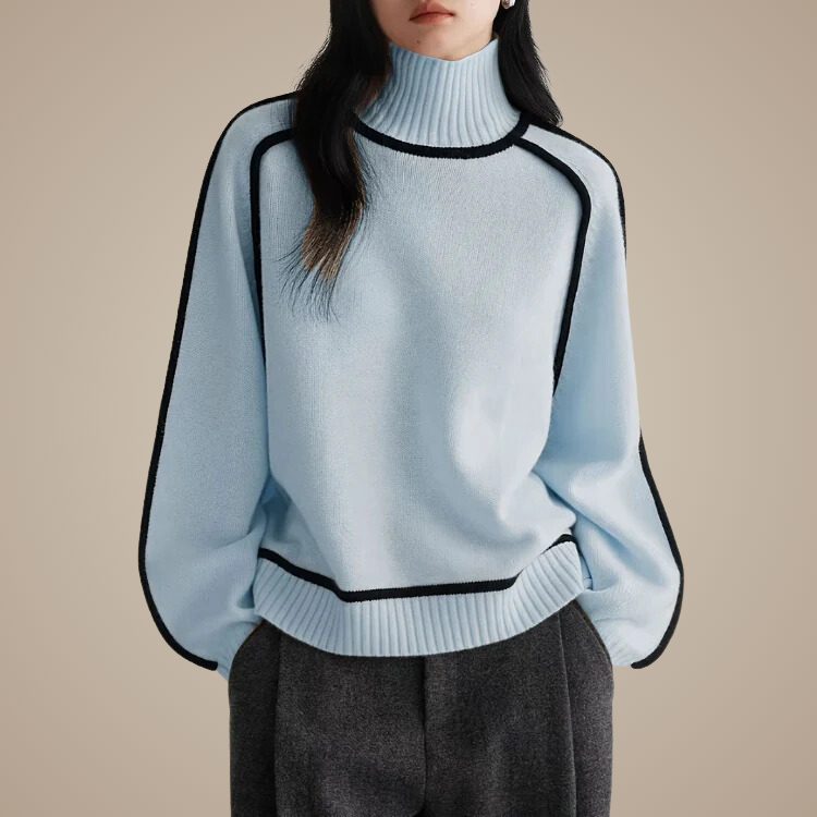 Emily - Pull à col roulé