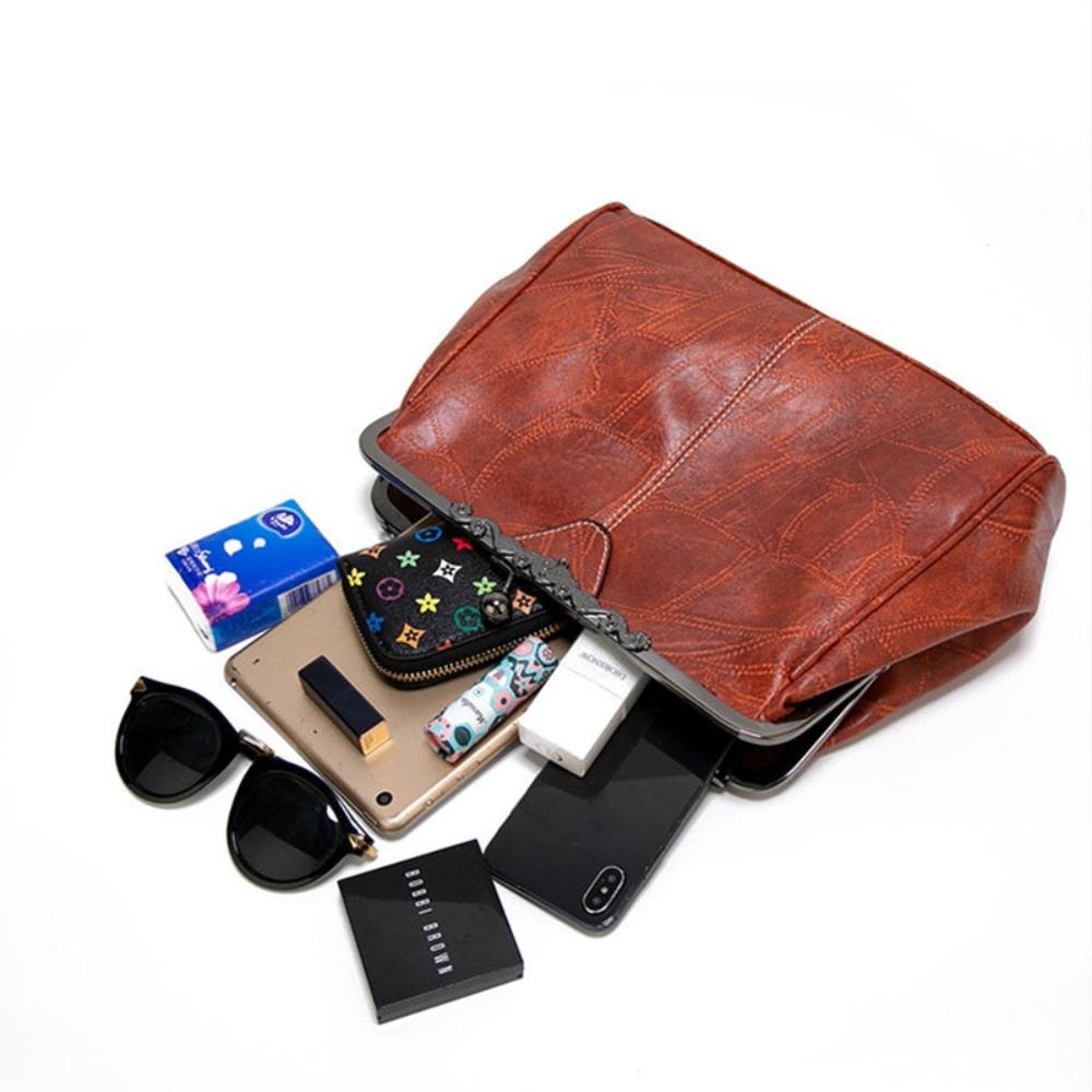 Mila | Vintage tas tijdloos met elegante klep sluiting