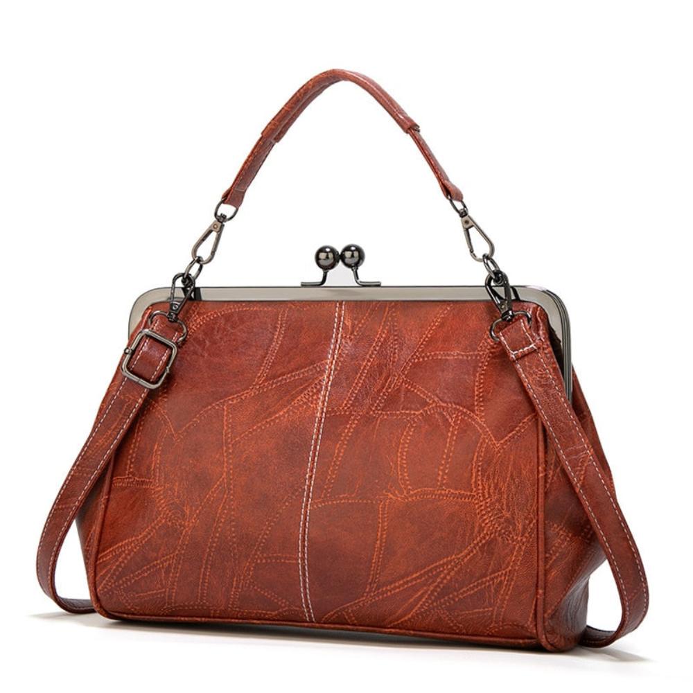 Mila | Vintage tas tijdloos met elegante klep sluiting