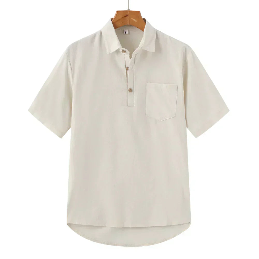Savrani™ | Linnen Polo Shirt