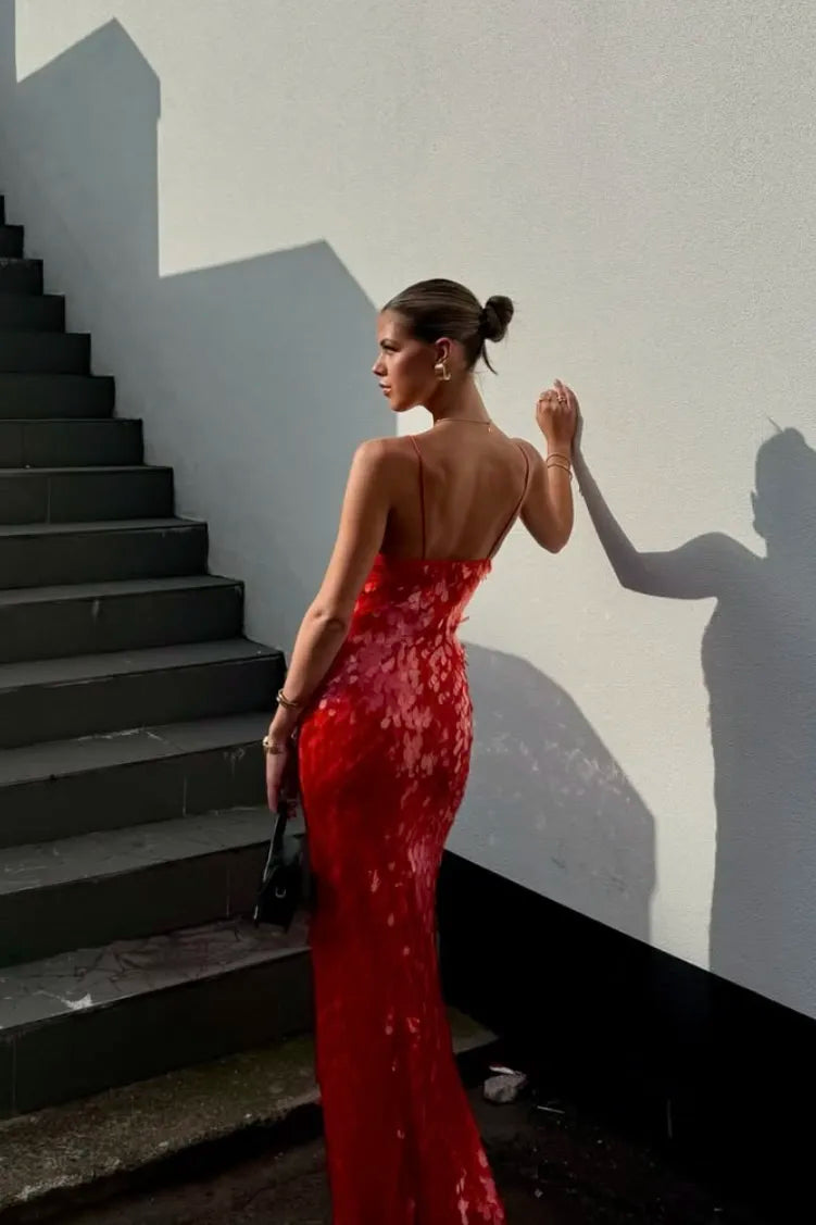 Kailani | Lange Maxi Jurk met Pailletten