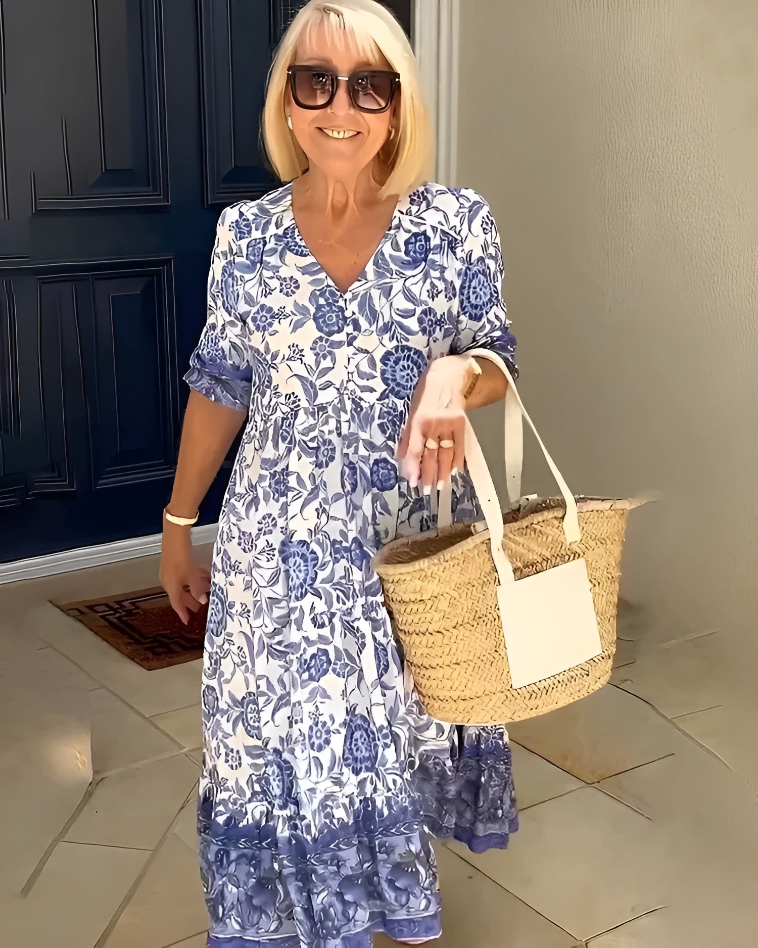 Evelyne | Elegante Bloemenjurk