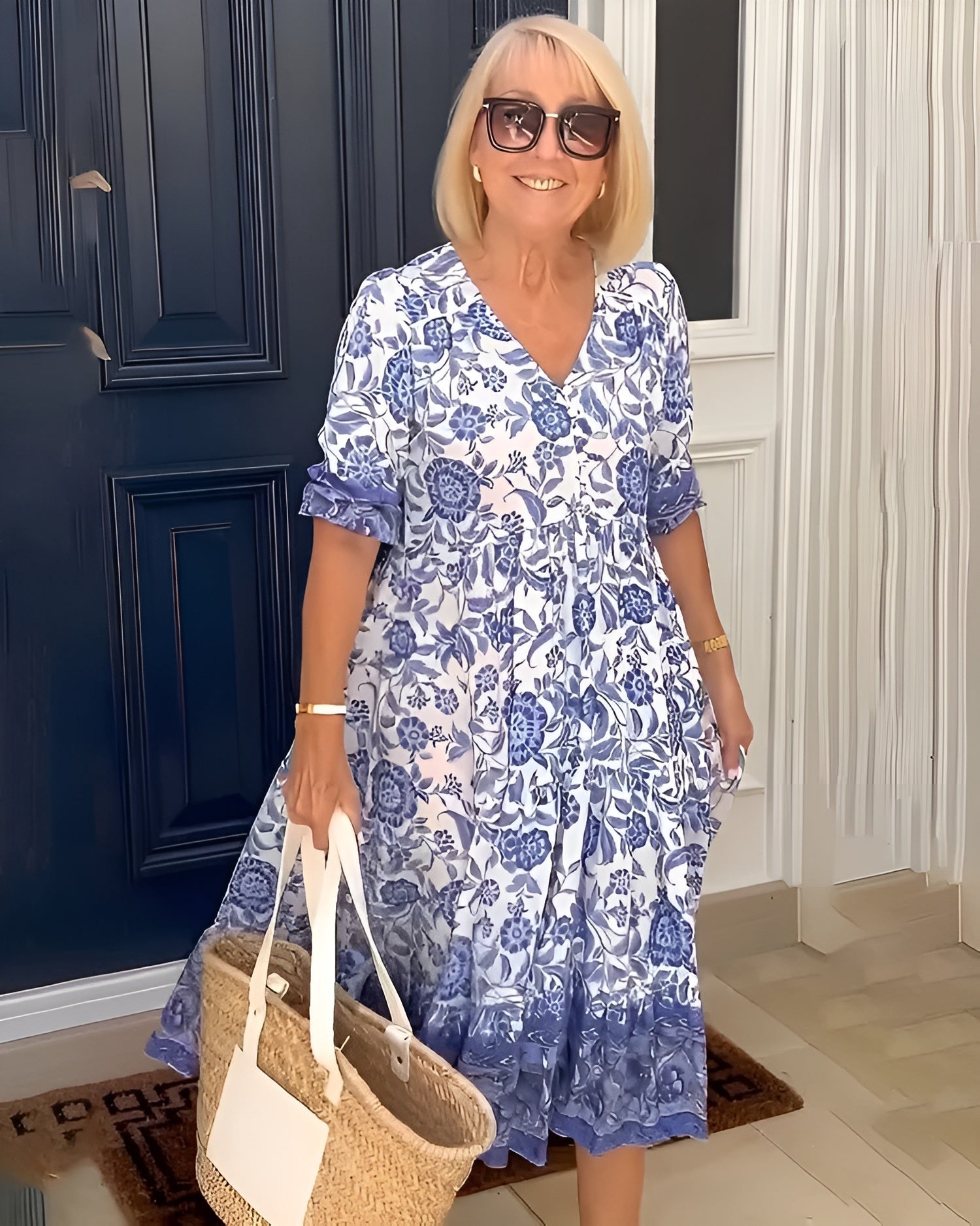 Evelyne | Elegante Bloemenjurk