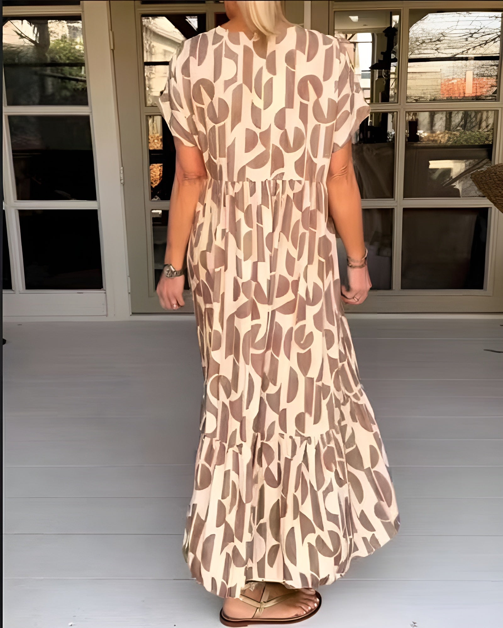 Colette | Lichte jurk met v-hals