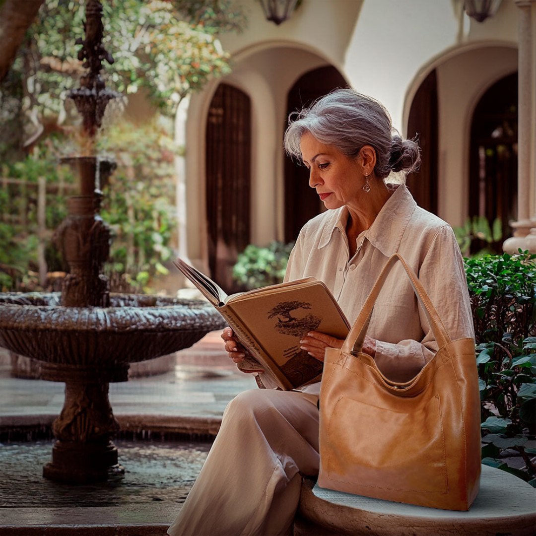 Ringelblume | Squisita Luxe Schoudertas van Zacht Materiaal