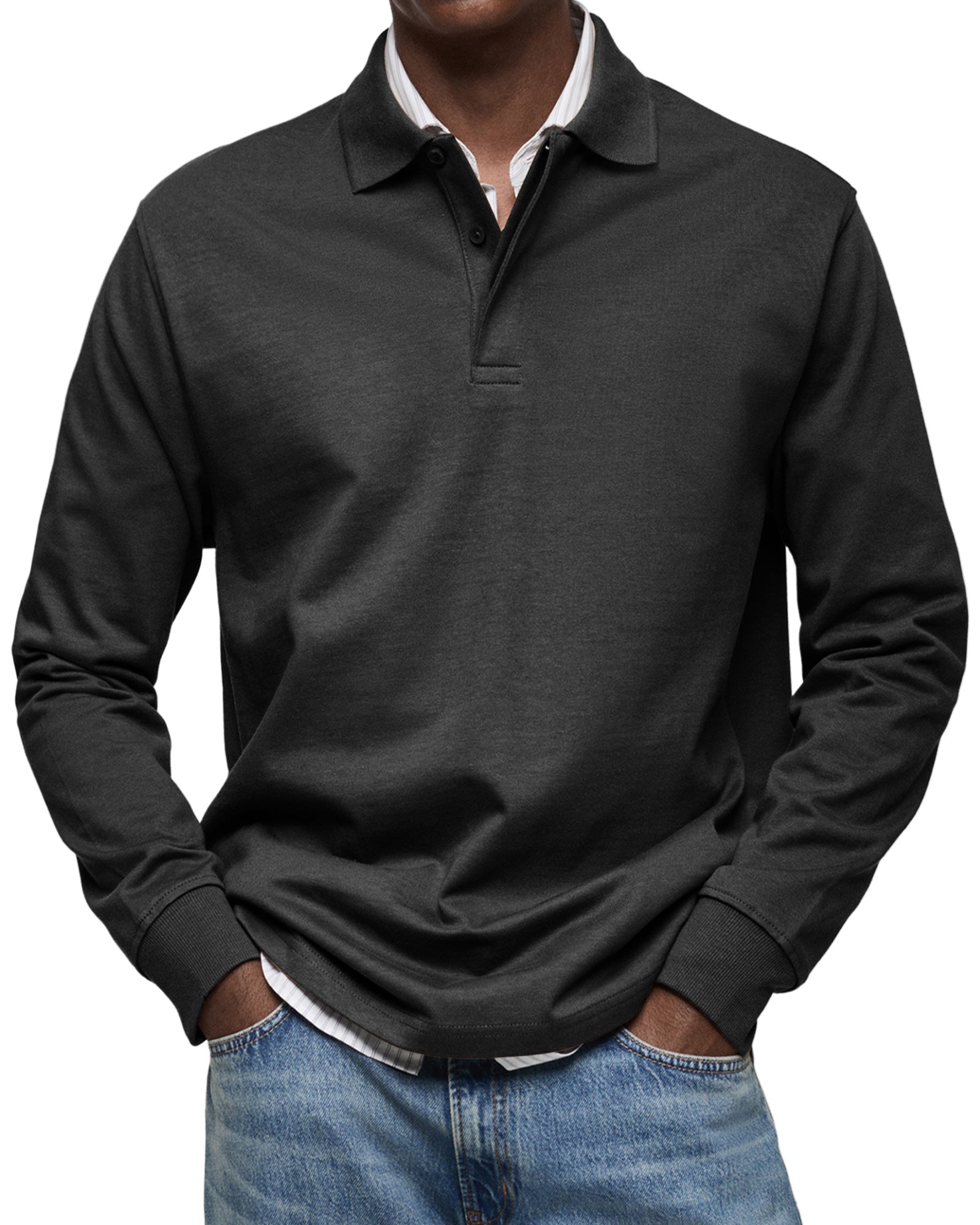 Karven – Elegante Poloshirt met Lange Mouwen
