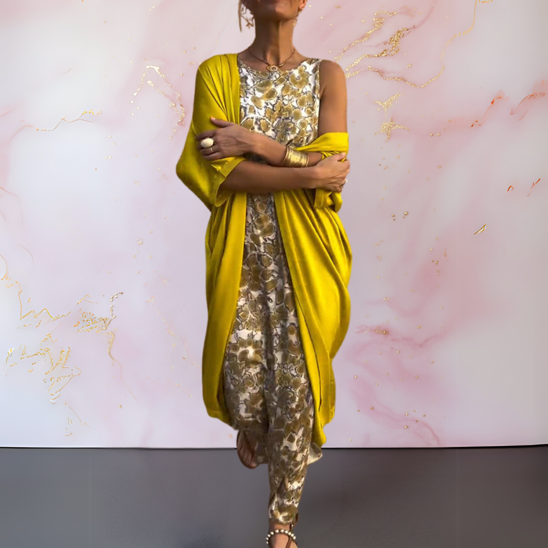 Melanie | Elegante Jurk met Vest