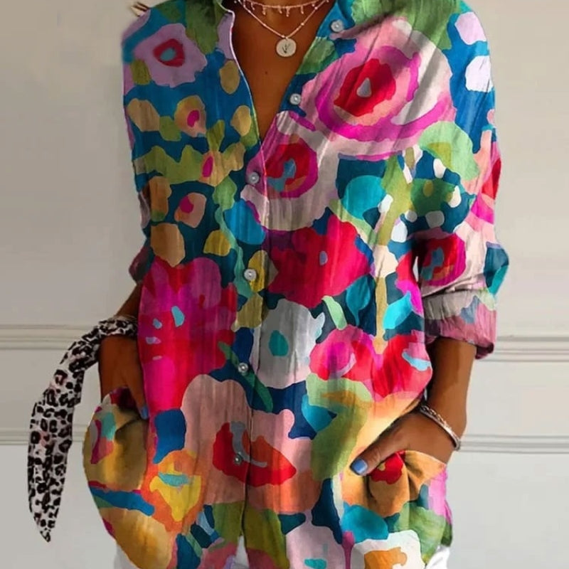 Diane | Elegante Artistieke Blouse