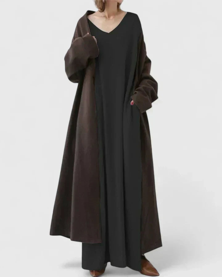 Gryelle | Verfijnde Jurk voor Koudere Dagen