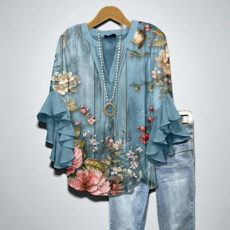 Fleur de Ciel – Blouse die in elegantie bloeit