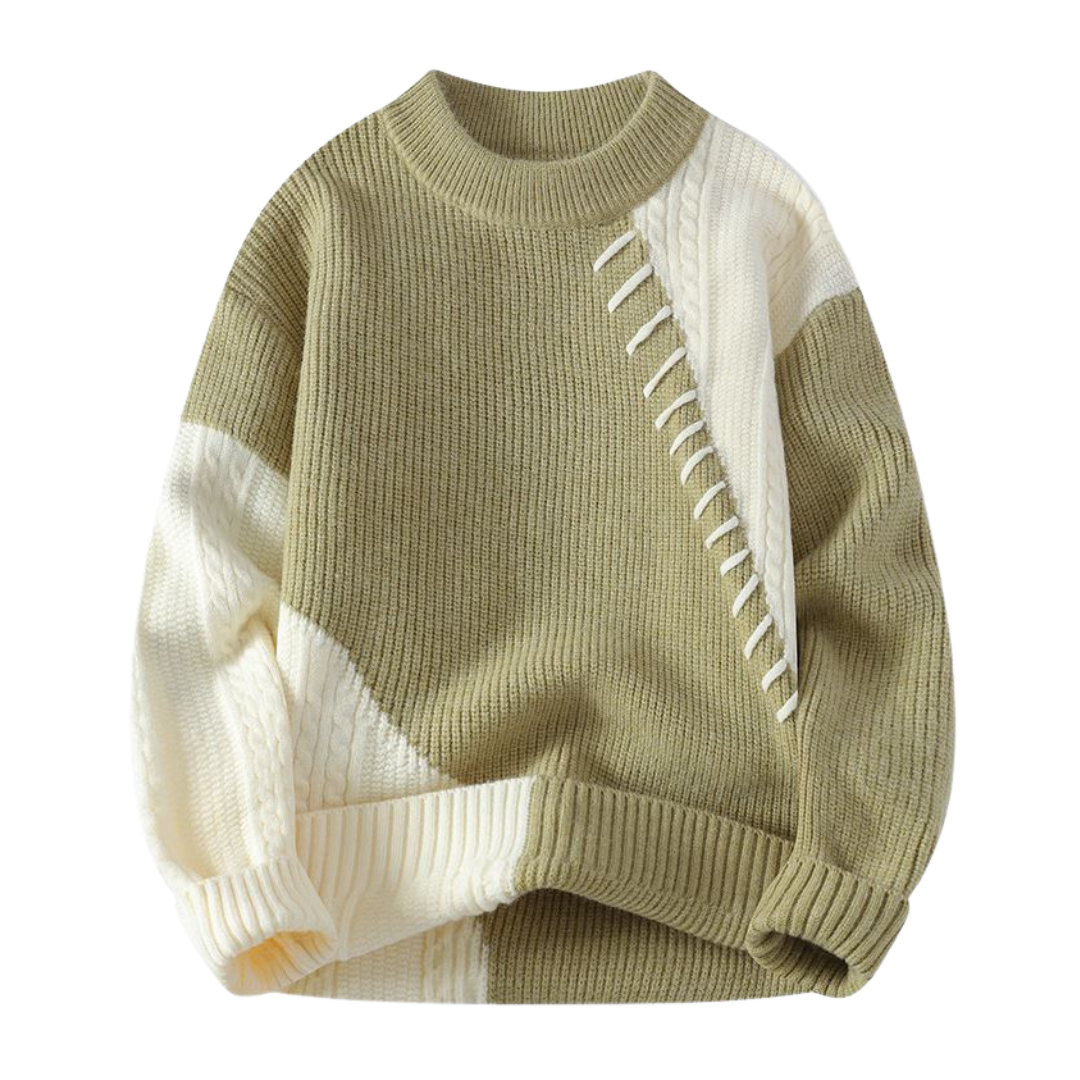 Asymmetrische Trui met Uniek Patroon