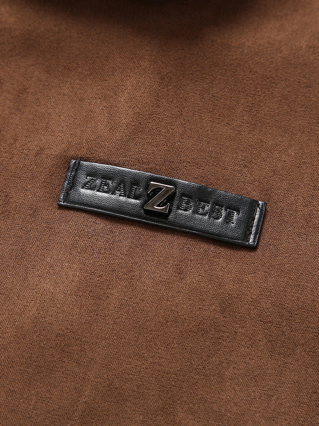 Gevoerde Jas van Faux Suède met Pluche Voering