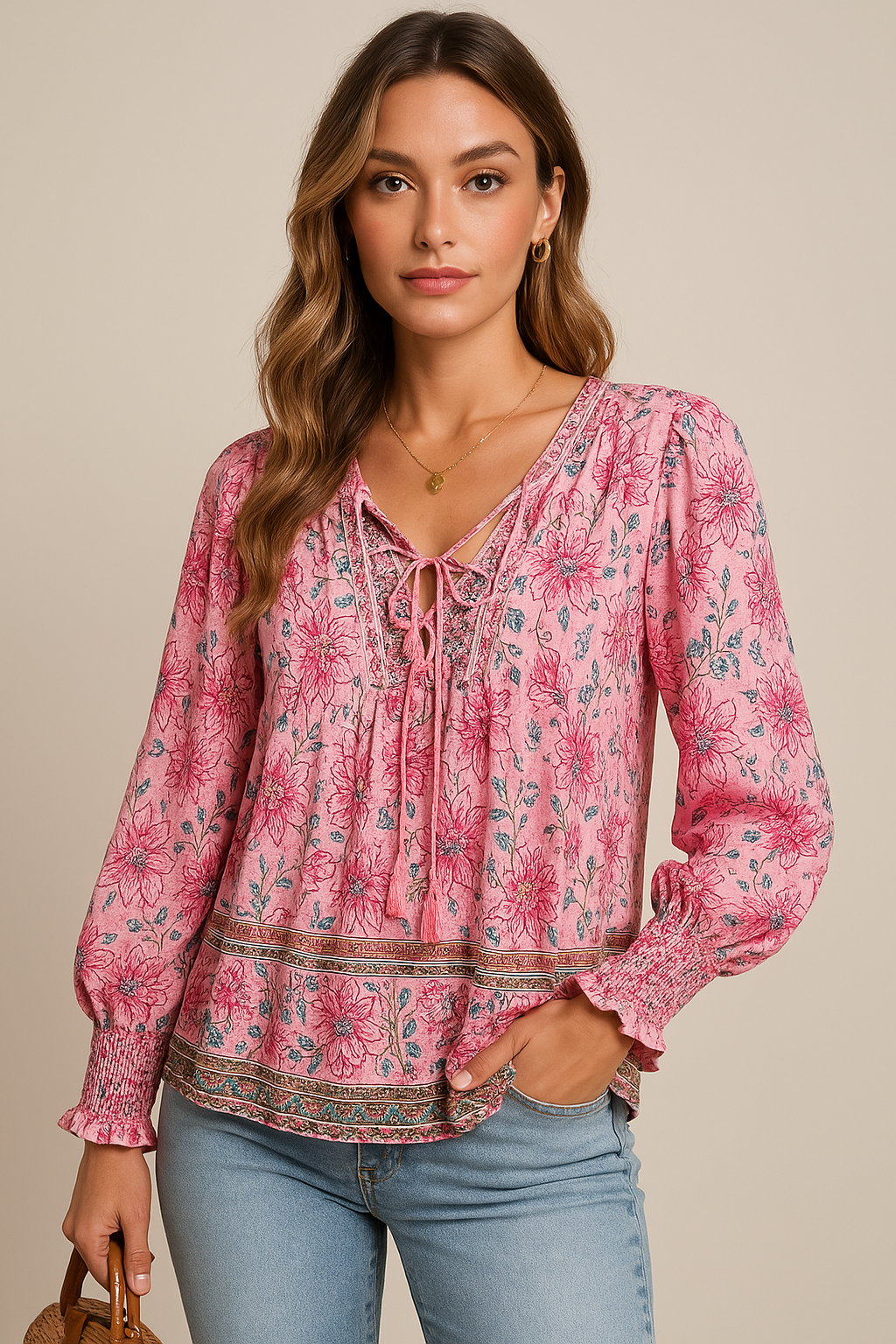 Arya | Boho Blossom Jongens Blouse