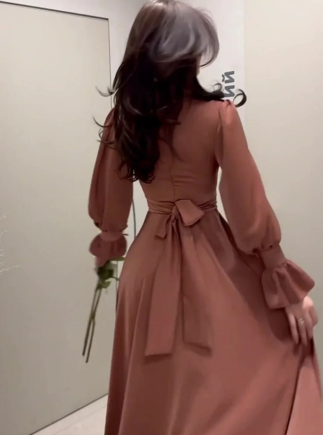 ItalianFrost - Chiffon Maxi Jurk