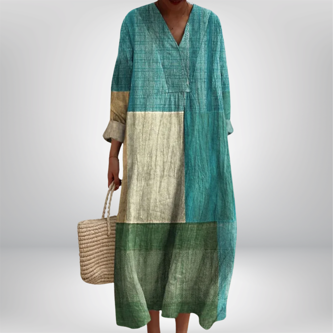 Monika | Elegante Geometrische Jurk