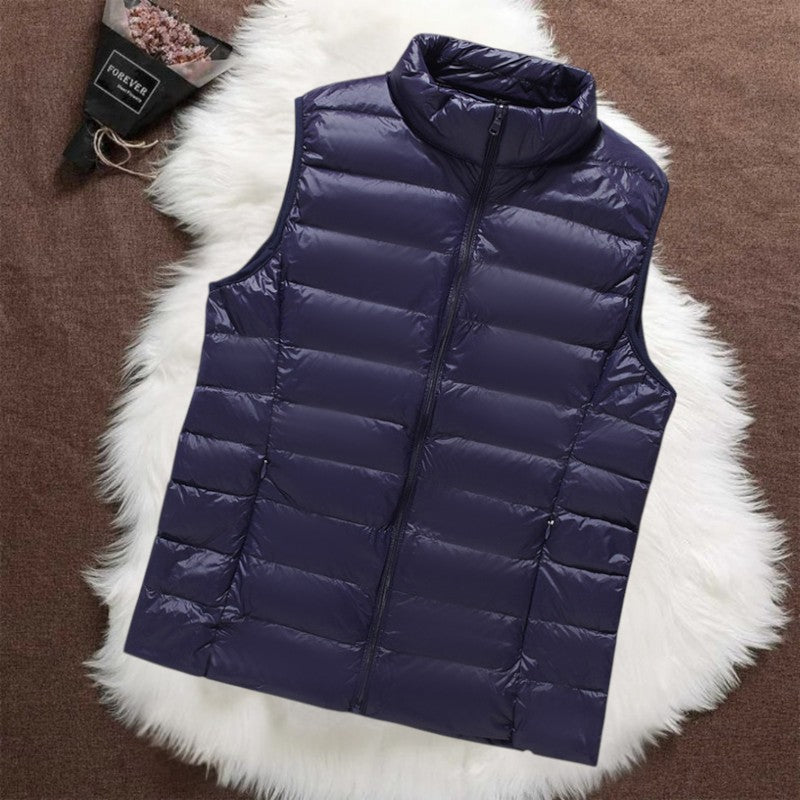 Padded Isa Vest | Marineblauw