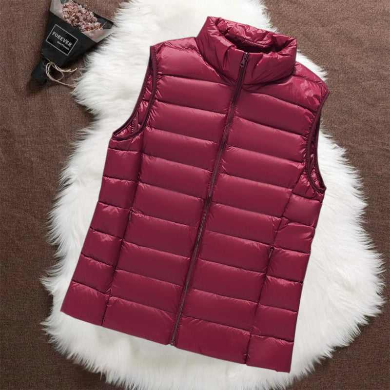 Isa Gewatteerde Gilet | Donkerrood