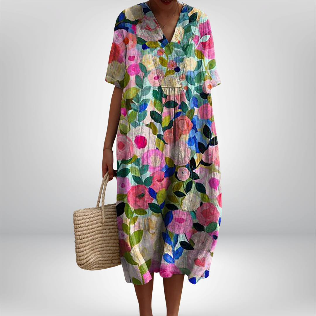 Bente | Vintage Bloemenjurk