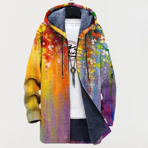 Seraphina | Sweatshirt met abstracte kunst