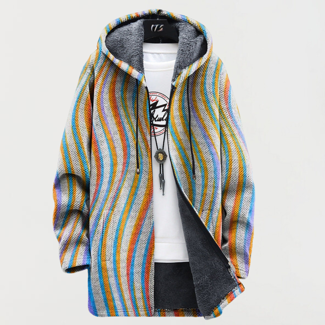 Maya | Swirl Stripe Hoodie