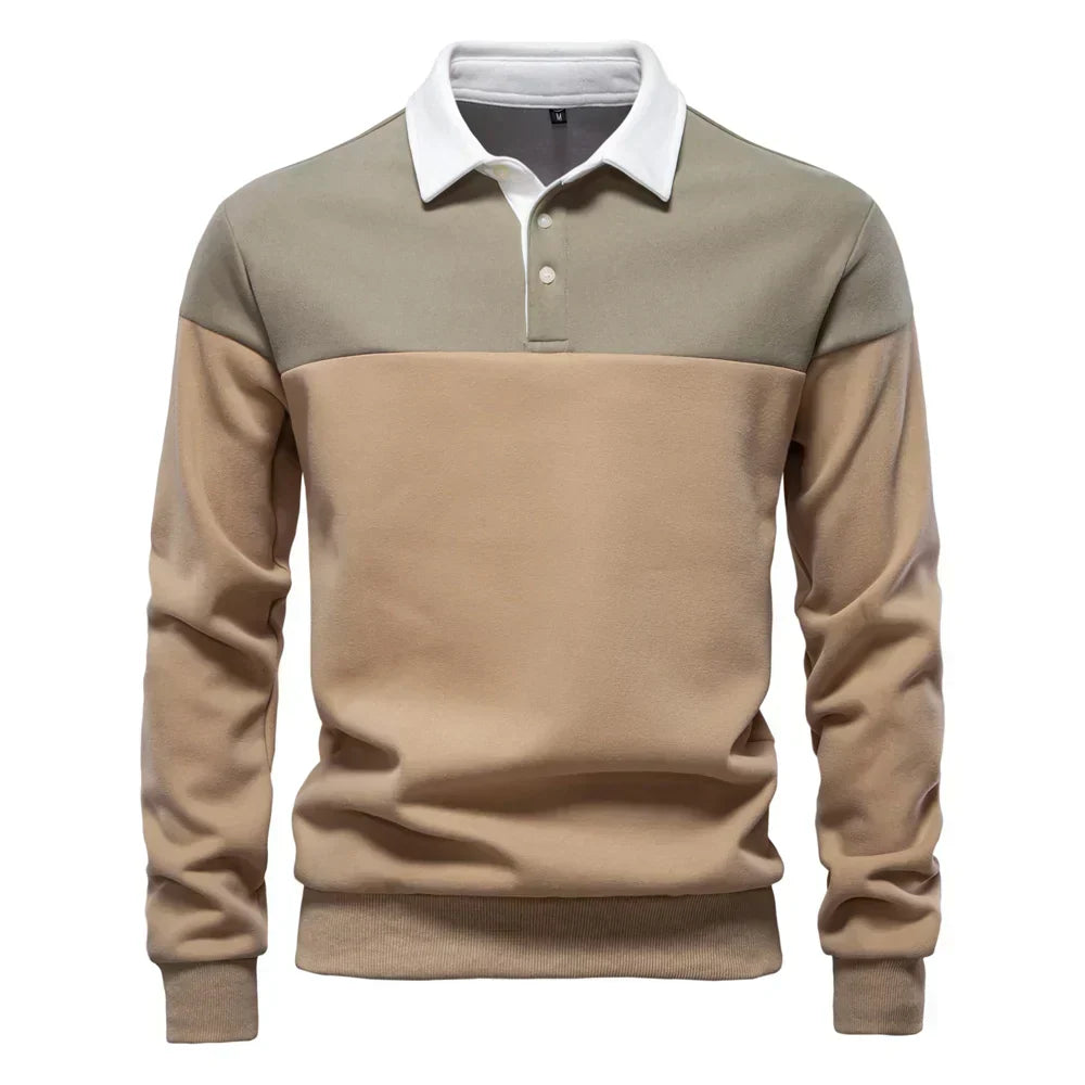 Sébastien™ | Bicolor Polo met Contrast