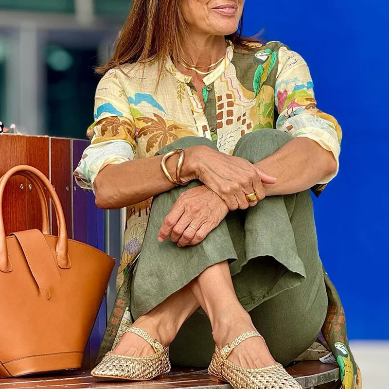 Miréliane – Elegante linnen set