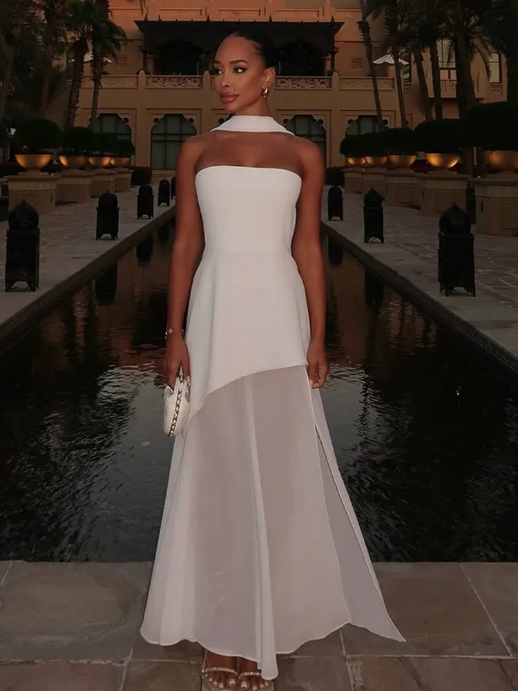 Georgia | Elegante Jurk met Lage Stijl