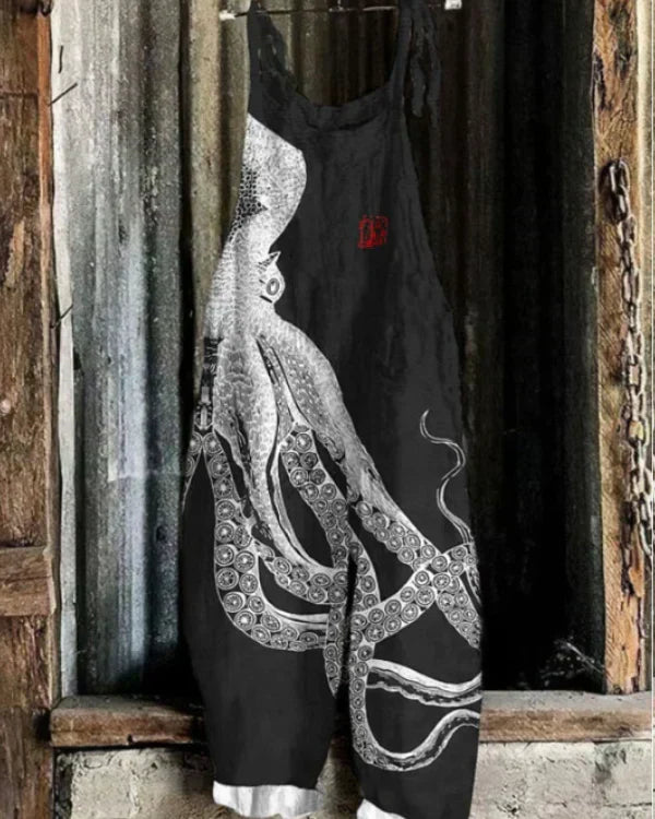 Marini™ | Jumpsuit met brede octopusprint