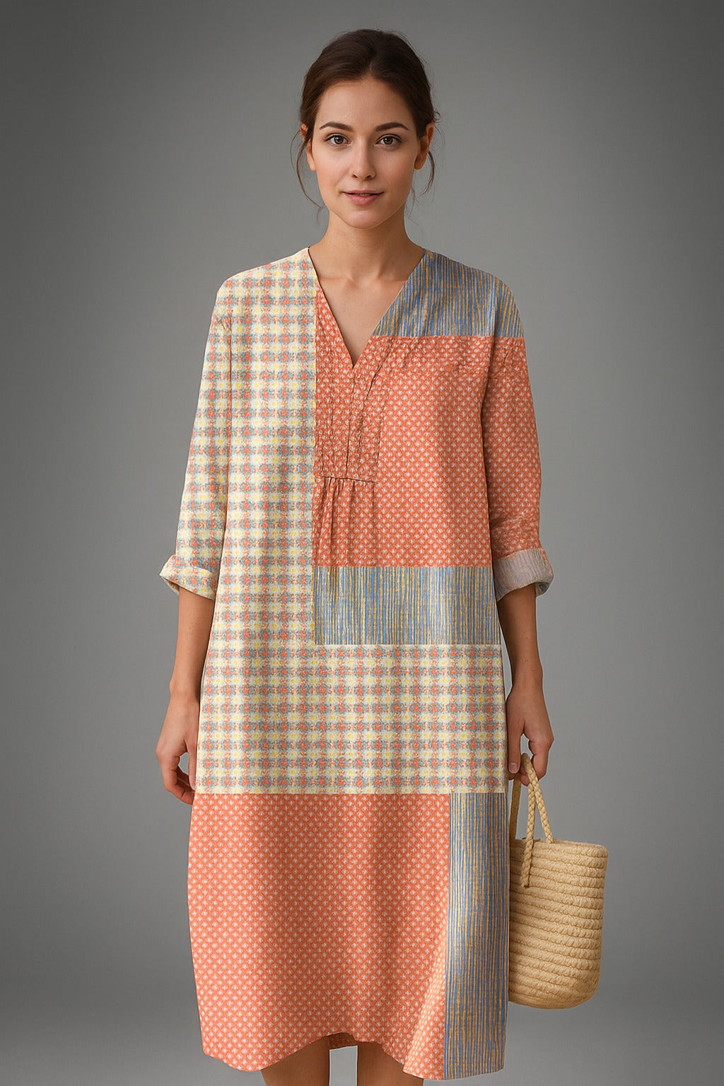 Bethany™ | Elegante Geometrische Jurk