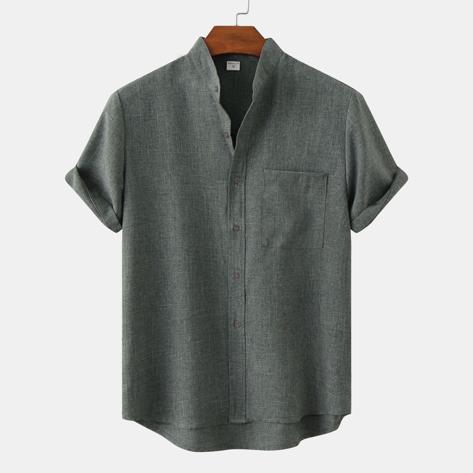 Savrani™ | Katoenen shirt met knopen.