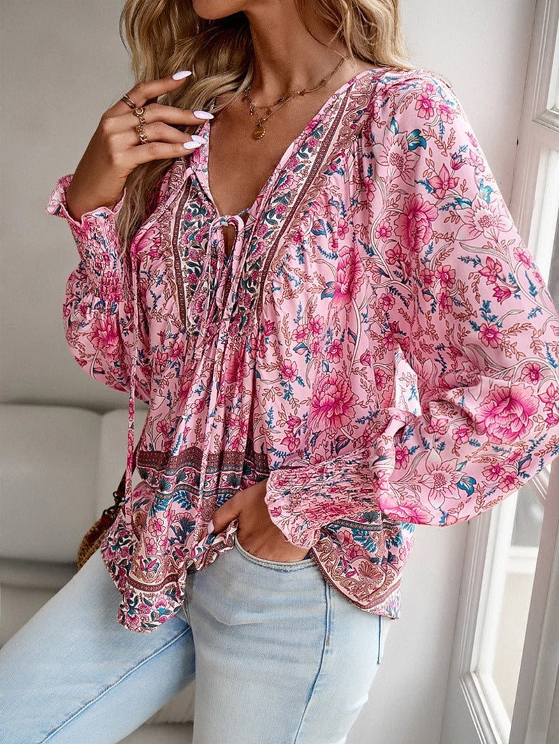Arya | Boho Blossom Jongens Blouse