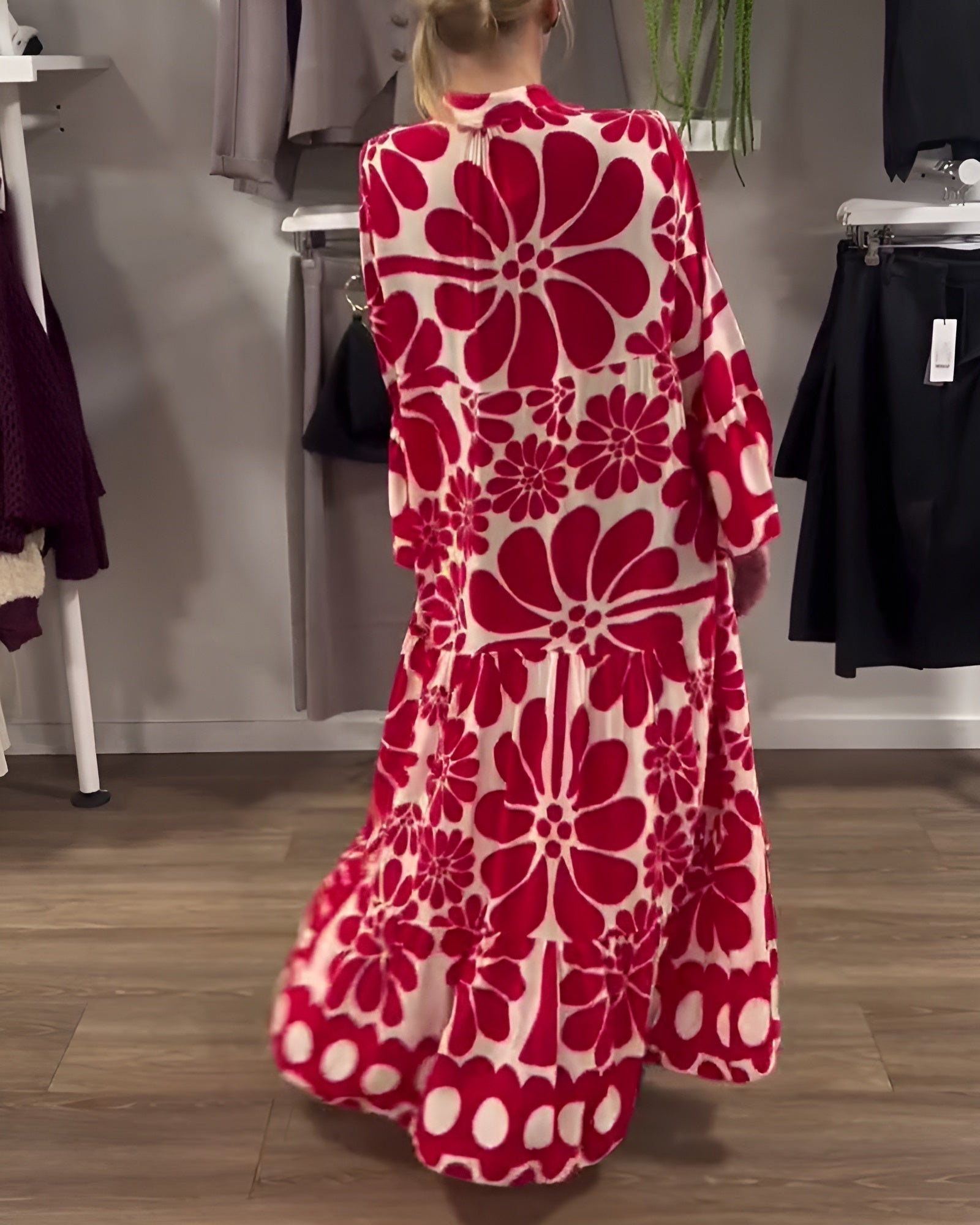Marielle | Elegante Maxi Jurk met Bloemen