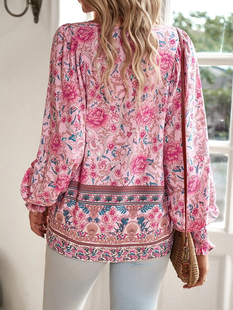 Arya | Boho Blossom Jongens Blouse