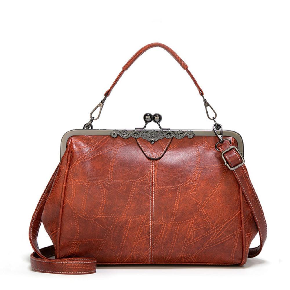 Mila | Vintage tas tijdloos met elegante klep sluiting