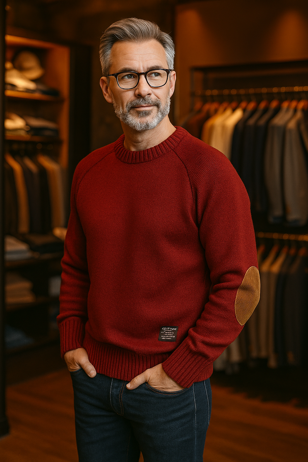 Henry - Woltrui met Elleboogstukken