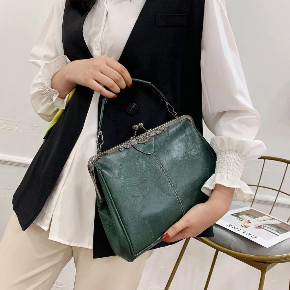 Mila | Vintage tas tijdloos met elegante klep sluiting