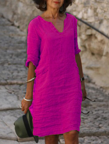 Cassie | Perfect passende jurk met V-hals