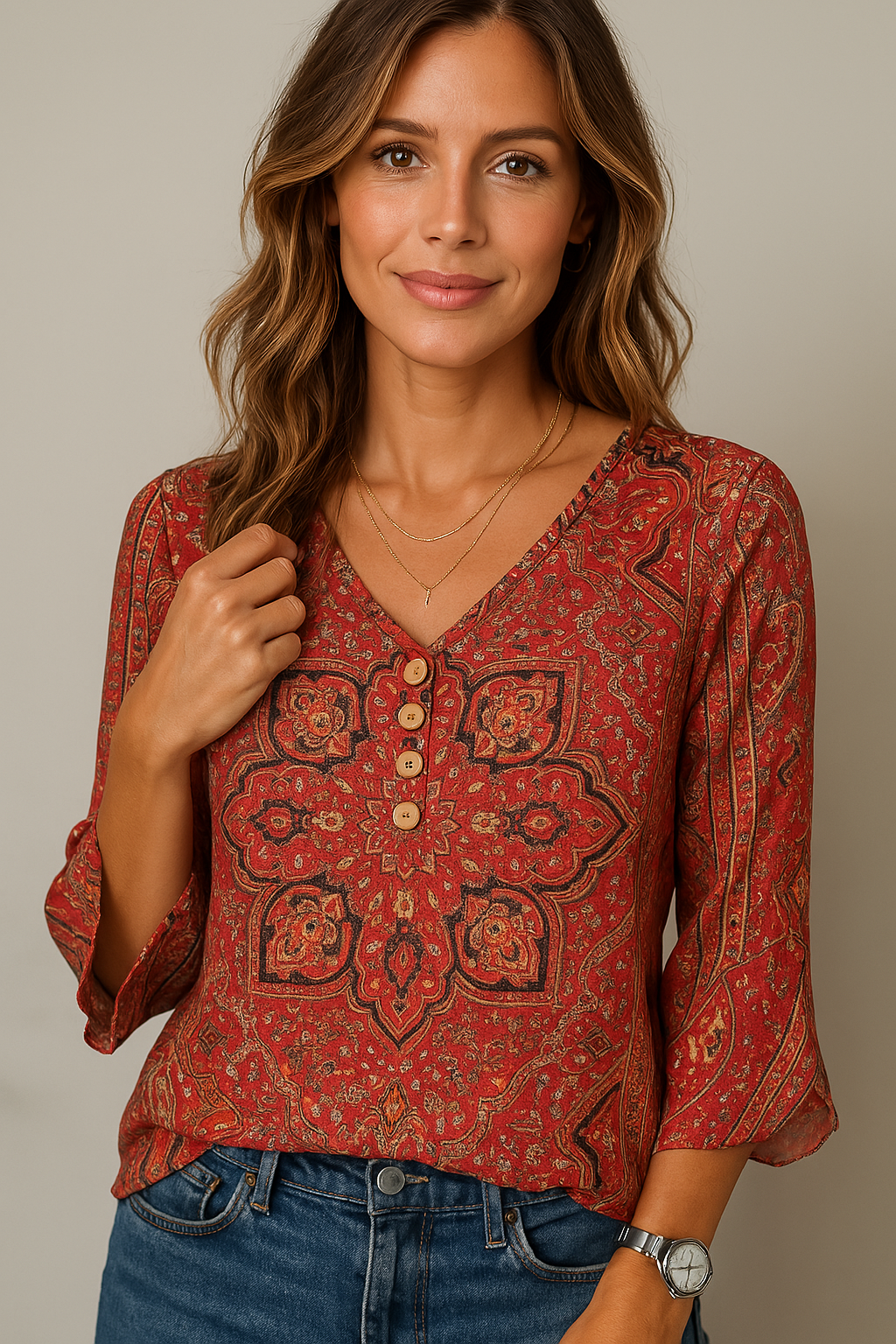 Karina | Vintage Boho Blouse