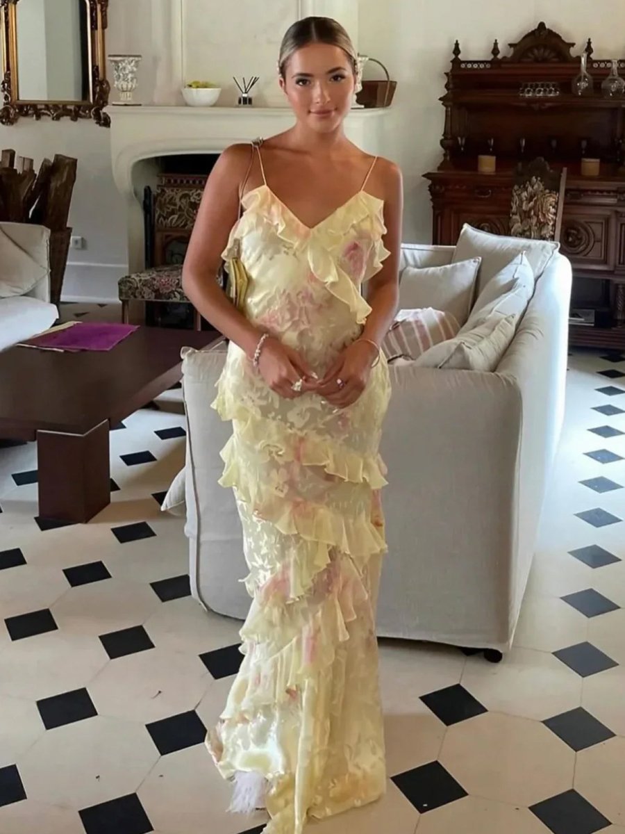 Beatrice | Dromerige Jurk met Ruffles