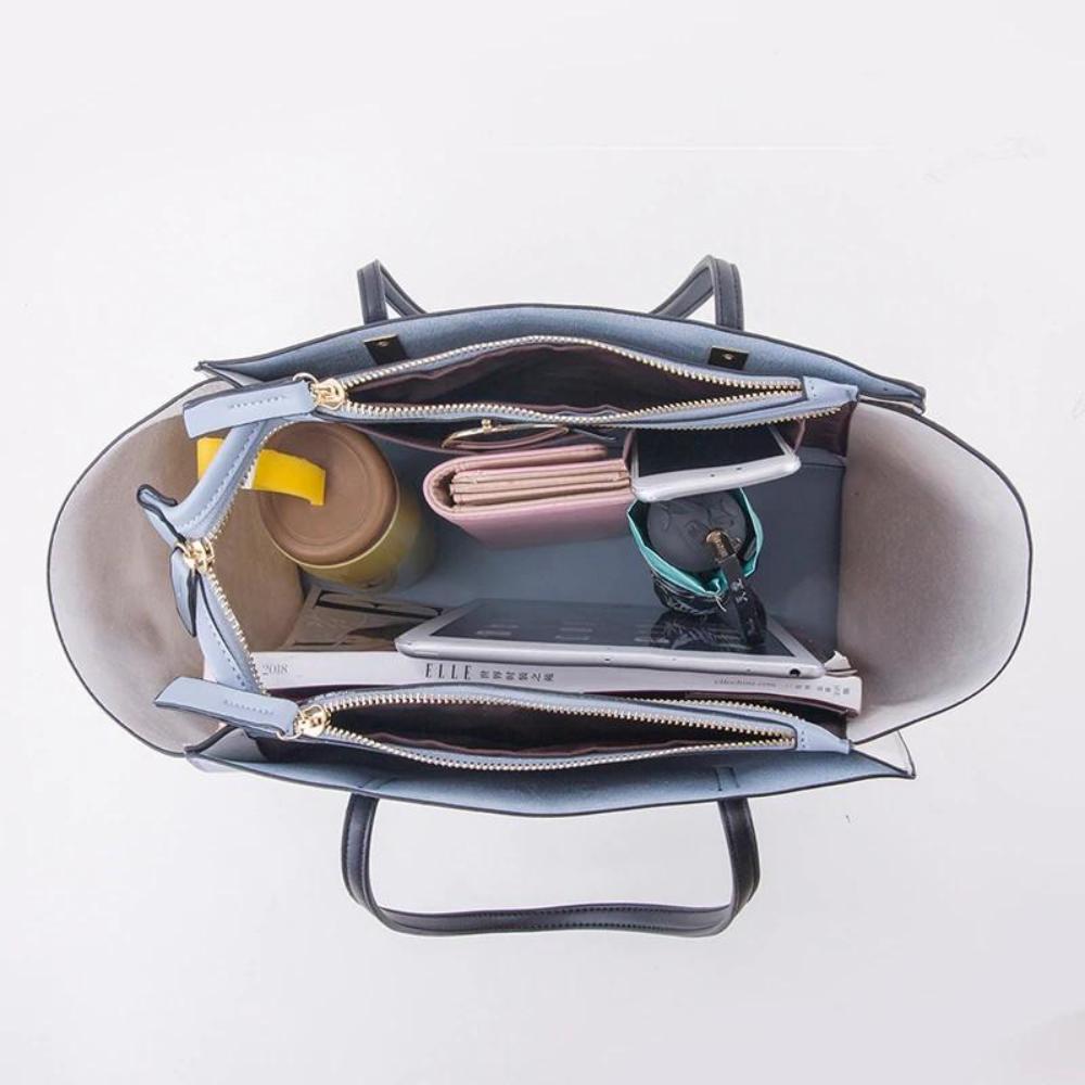 Ivy | Set van 4 Elegante en Luxe Handtassen voor Winkelen