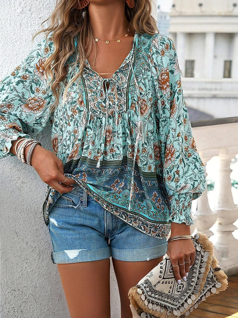 Arya | Boho Blossom Jongens Blouse