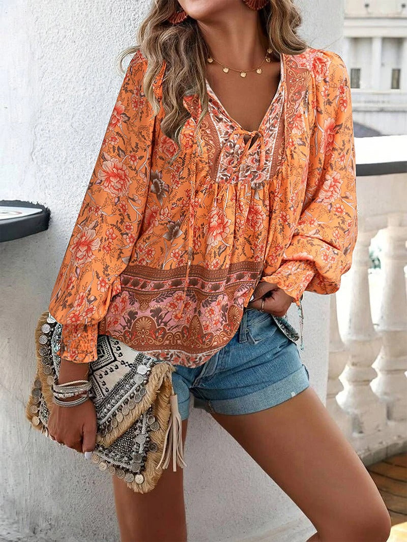 Arya | Boho Blossom Jongens Blouse