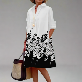 Ilonka | Handgemaakte midi-jurk