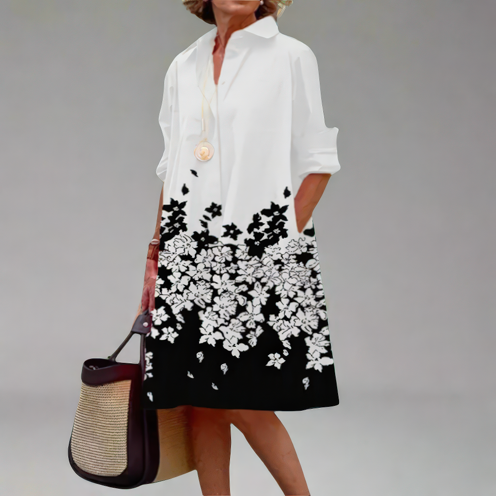 Ilonka | Handgemaakte midi-jurk