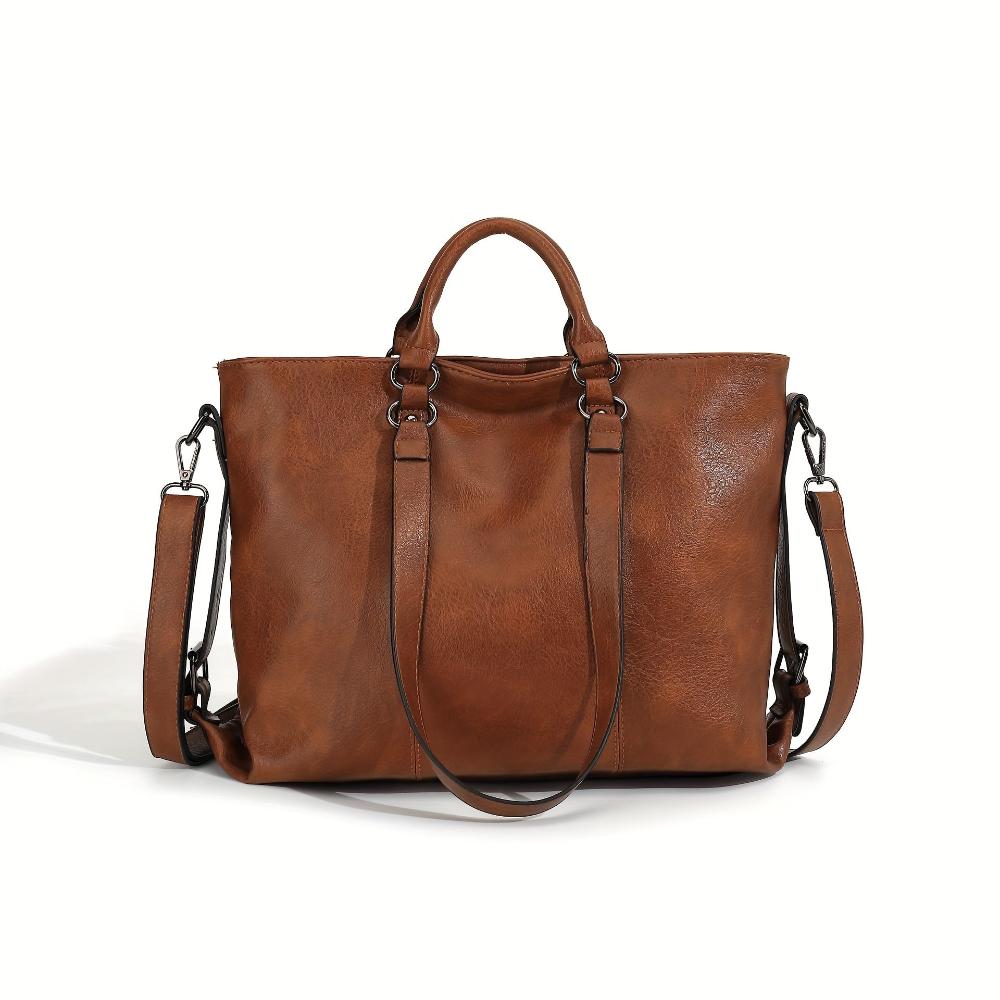 Bianca | Vintage Tijdloze Shopper Tas met Verfijnde Elegantie