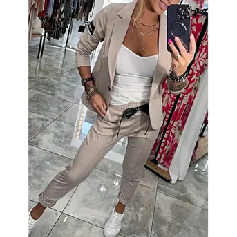 Deborah | Blazer met bijpassende broek
