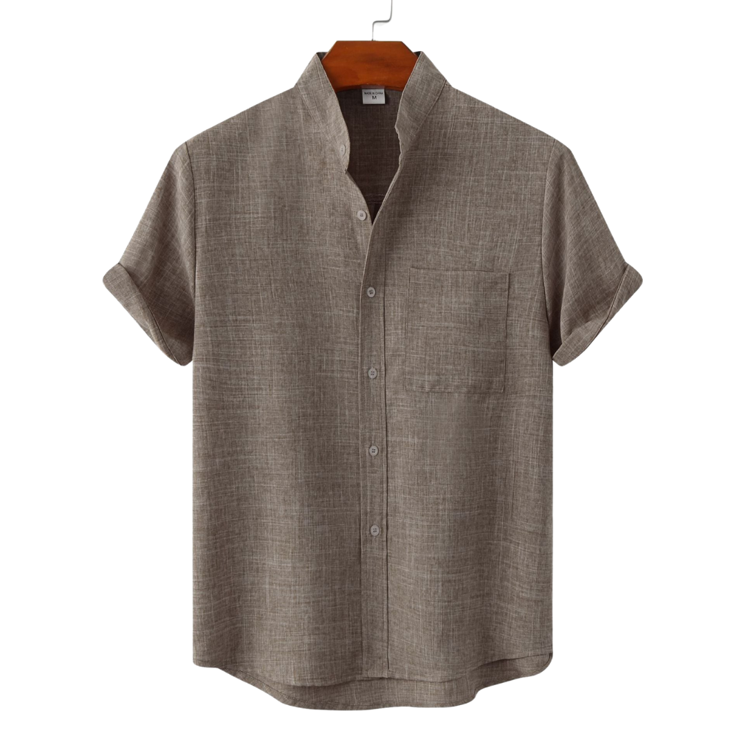 Savrani™ | Katoenen shirt met knopen.