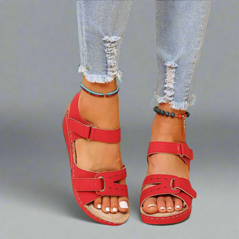 Gudula | Elegante orthopedische sandalen gemaakt van zacht premium materiaal voor pijnloze zomerdagen